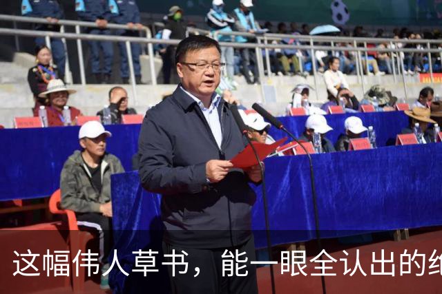 这幅伟人草书，能一眼全认出的绝非等闲之辈！都说书法离不了繁体，简体字当真写不出韵味吗？